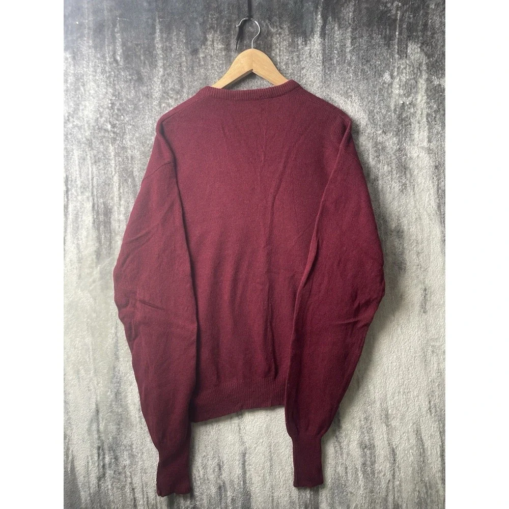 Lord Jeff Lambs‎ wool Red XL Pullover Mens Sweater